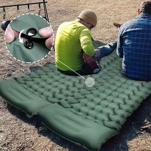 MATA SAMOPOMPUJĄCA KARIMATA DMUCHANA MATERAC 200X70X10CM zPODUSZKĄ MATERAC na Arena.pl