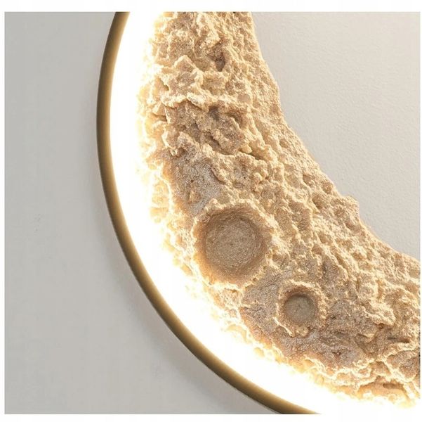Plafon okrągły dekoracyjny Lampa Led na ścianę Księżyc 40 cm 3D Moon zdjęcie 8