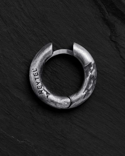 Srebrny kolczyk - kółko KLETTUR na Arena.pl