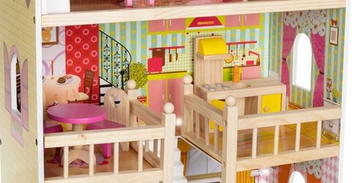 Gigantyczny drewniany domek do zabawy dla dziecka na Arena.pl