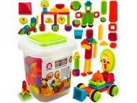 W WIADERKU KLOCKI KONSTRUKCYJNE JEŻYKI, DLA DZIECI