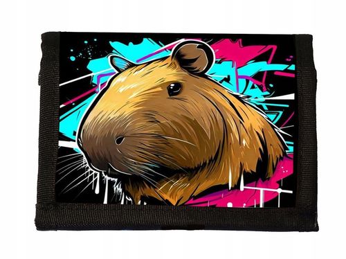 Portfel Kapibara Capybara Portfelik Materiałowy młodzież Dziecięcy na Arena.pl