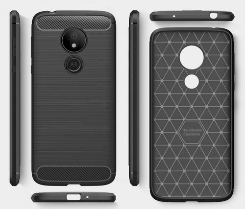 Spacecase Carbon Moto G7 Power Czarny na Arena.pl