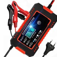 AUTOMATYCZNY PROSTOWNIK ŁADOWARKA DO AKUMULATORA MOCNY LCD 12V 6A
