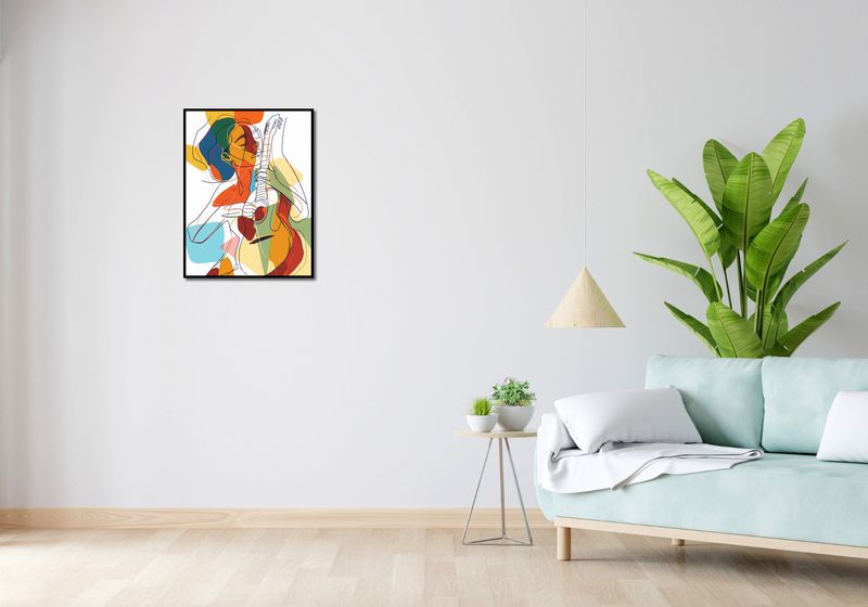 Plakat 50x65cm Wewnętrzna Muza zdjęcie 4