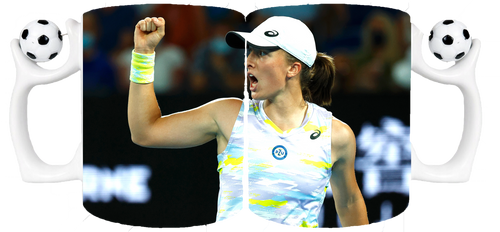 Kubek z uchwytem dla Fana Iga Świątek na Arena.pl