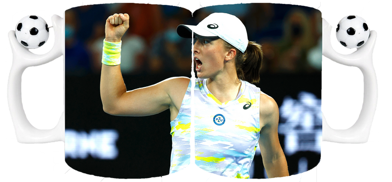 Kubek z uchwytem dla Fana Iga Świątek zdjęcie 1