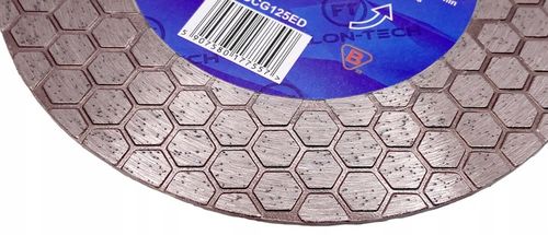 TARCZA DIAMENTOWA 125mm x 22 DO PŁYTEK GRESU GLAZURY SZLIFOWANIA CIĘCIA 45° na Arena.pl