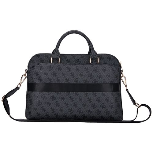 torba guess 4g zipper pocket triangle    logo 15 czarny na Arena.pl
