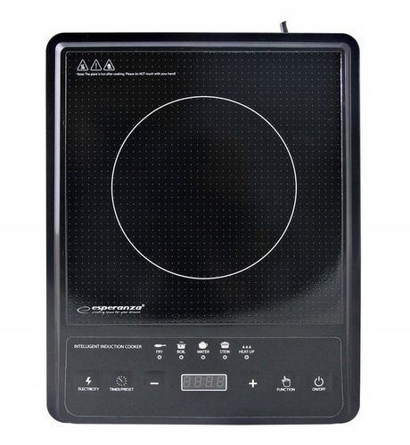 PŁYTA INDUKCYJNA KUCHENKA ELEKTRYCZNA MOCNA 2000W JEDNOPALNIKOWA na Arena.pl