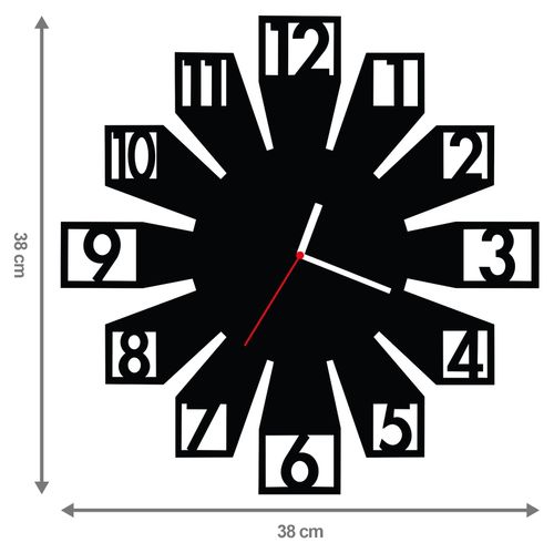 ZEGAR ŚCIENNY CYFRY 38cm M 101.10 na Arena.pl