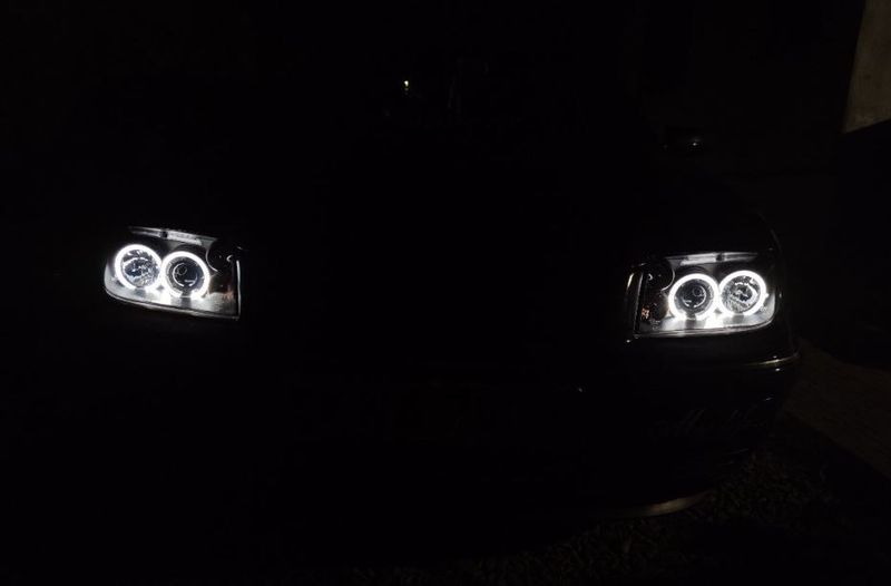 Lampy Reflektory Do VW BORA OD 1998 DO 2005 ROKU Soczewki LED H1 GRATIS zdjęcie 9