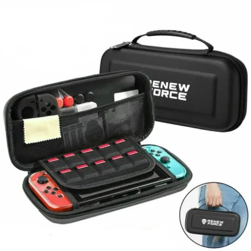 Etui Case WZMOCNIONY Do Nintendo Switch V1 V2 OLED + Szkło hartowane H9 na Arena.pl