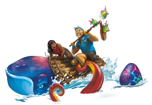 Gra planszowa Survive the Island: Potwory Rebel na Arena.pl