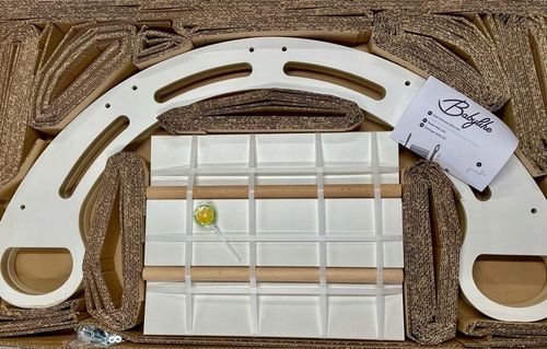 Bujak , bujaczek+zjeżdżalnia- Montessori MDF BIAŁY na Arena.pl