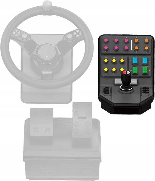 Logitech Gaming Saitek Farm Farming Sim Heavy Equipment Side Panel Joystick zdjęcie 1