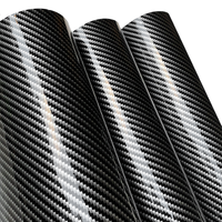 FOLIA 5D CARBON KARBON OKLEINA CZARNA POŁYSK 1,52m x 0,5m
