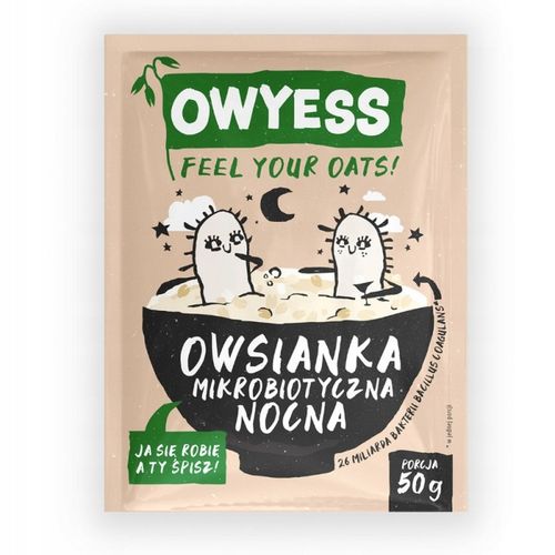 Zestaw: 4 x OWYESS (5 x 50 g) Mikrobiotyczna Owsianka Nocna na Arena.pl