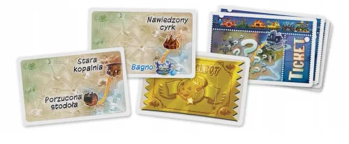 Strategiczna gra Wsiąść do Pociągu Widmo - wersja uproszczona dla dzieci 6+ na Arena.pl