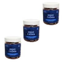 3x 80g liofilizowane mięso końskie dla psa i kota | niskotłuszczowy B1 B2