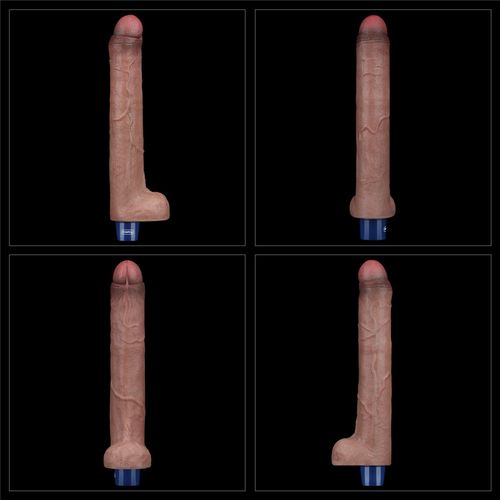 10.5" Real Softee Rechargeable Silicone Vibrating Dildo na Arena.pl