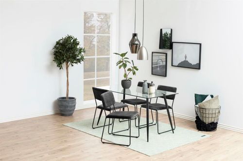 Krzesło Cornelia VIC Dark grey tapicerowane na Arena.pl