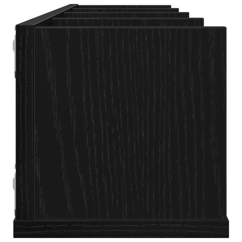 Półka ścienna z półką Czarny dąb 100 x 18 x 18 cm na Arena.pl