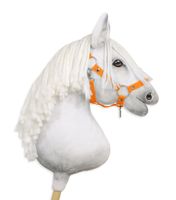 kantar regulowany dla konia hobby horse a3 - neon orange