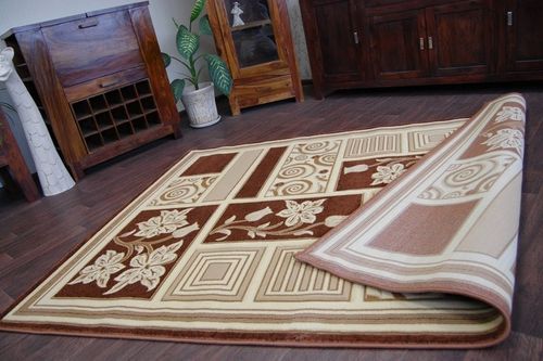 Dywan HEAT-SET DEKOR 005 brąz na Arena.pl