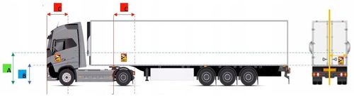 naklejka martwe pole angles morts - folia standard na Arena.pl