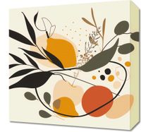 Obraz 40x40cm Botaniczny Wir