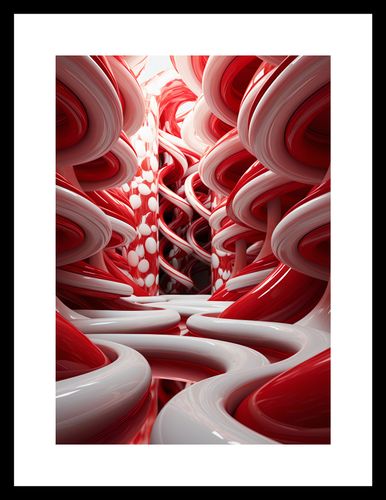 Plakat 21x29,7cm Czerwone Wiry na Arena.pl