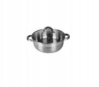Garnek stalowy Niski indukcja gaz 4,5L 26 cm KLAUSBERG KB-7173