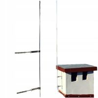 Iglica Kominowa Odgromowa 1,3 M Czarna Piorunochron Maszt