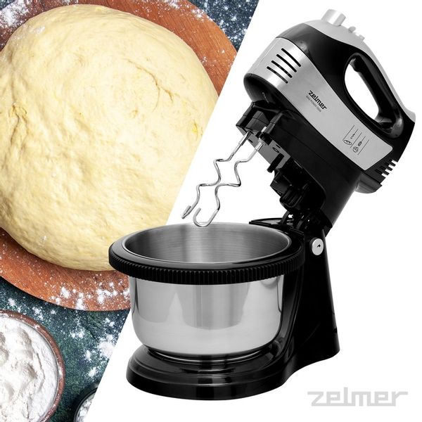 MIKSER RĘCZNY ZELMER LEKKI ROBOT KUCHENNY 4 KOŃCÓWKI Z MISĄ 2,5L TURBO 700W zdjęcie 12