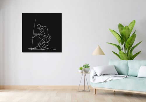 Plakat 90x90cm Linia na Arena.pl