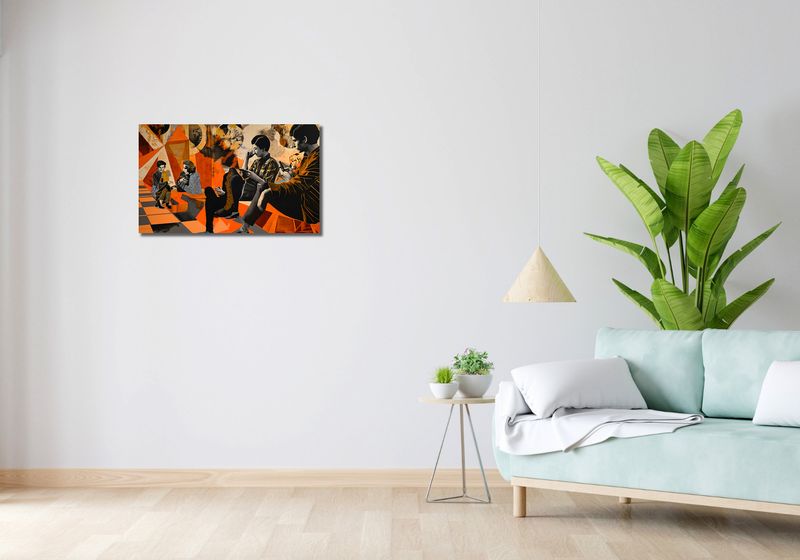 Obraz 70x40cm Przestrzeń Do Dialogu zdjęcie 2