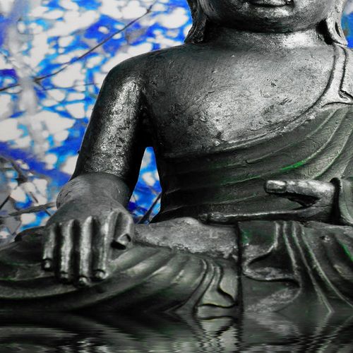 Obraz na płótnie - Canvas, Budda i bambusy 2 90x60 na Arena.pl