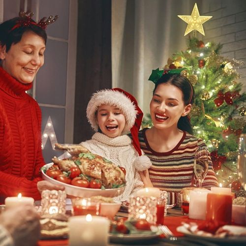 Gwiazda Czubek 31 Led Biały Ciepły na Choinkę Święta Świecąca Ozdoba Szpic na Arena.pl