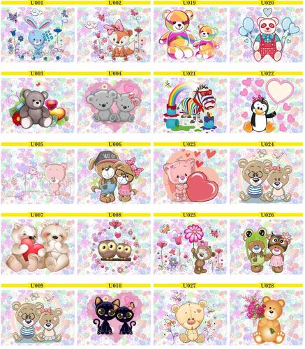 FOTOTAPETA MISIE pluszaki pastele kolorowe DZIECI na Arena.pl