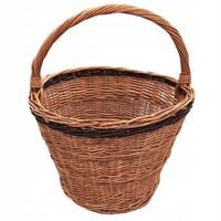 Kosz Wiklinowy - Wiklinowa Elegancja. Kosz Ręcznie Pleciony. Kosz Hand