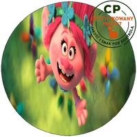 Opłatek na tort Trolls Trolle