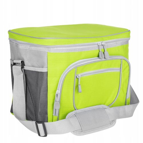 TORBA TERMICZNA NA PLAŻĘ ZAKUPY PIKNIK 30L ZIELONA REG PASEK 37x27x27,5CM na Arena.pl