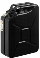 KANISTER NA PALIWO 20L METALOWY CZARNY gruba blacha certyfikat atest GELG