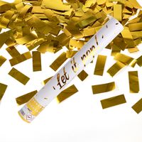 Tuba ze Złotym Konfetti Armatka Strzelająca Ślub Wesele Komunia 40cm