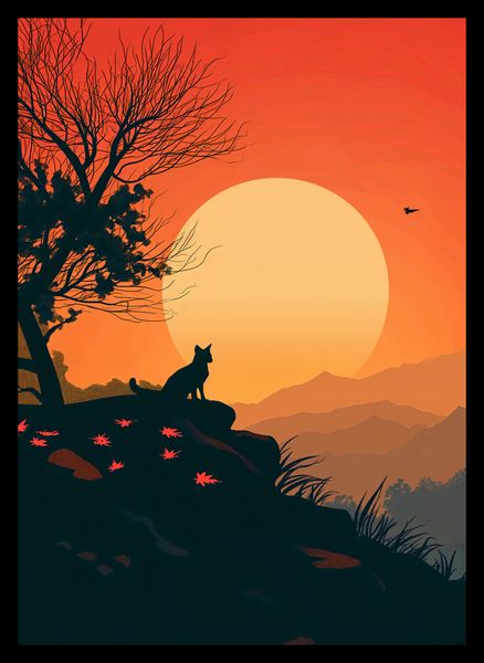 Plakat 25x35cm Kocie Wzgórze zdjęcie 2