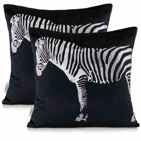 CUS/AH/NANCY/ZEBRA/BLACK/45X45*2 zdjęcie 1