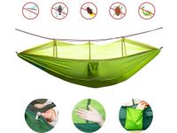 LEKKI HAMAK MOSKITIERA WĘDRÓWKA ZESTAW WYPOCZYNEK AKTYWNY MARSZ DO LASU