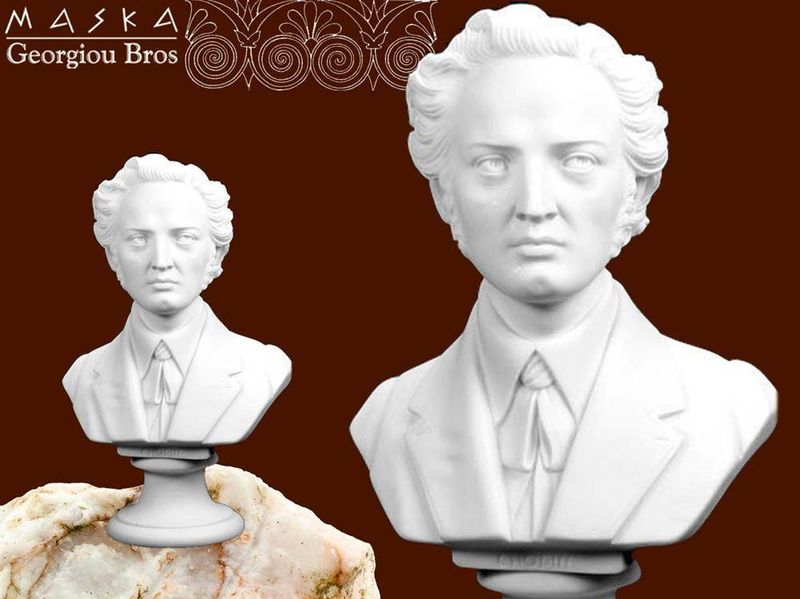 Chopin - popiersie -alabaster grecki zdjęcie 1