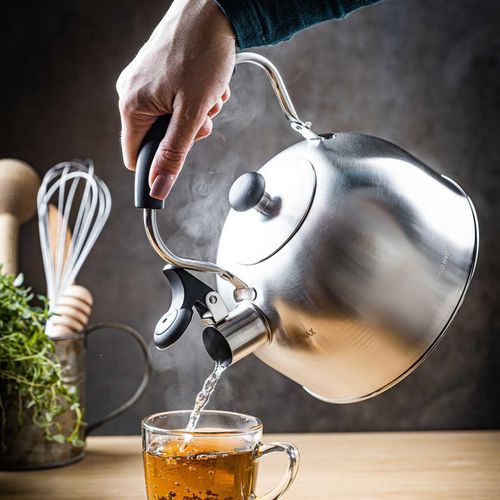 czajnik 2,5l z gwizdkiem kinghoff kh-1859 srebrny na Arena.pl